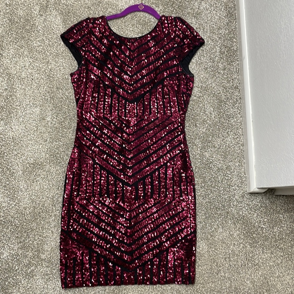 Dress the Population Sequin Dress